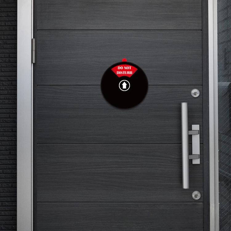 5 Inch 4-In-1 Adhesive Door Sign For Office/Meeting Room Out Of Office/Do Not Disturb/In A Meeting/Please Knock
