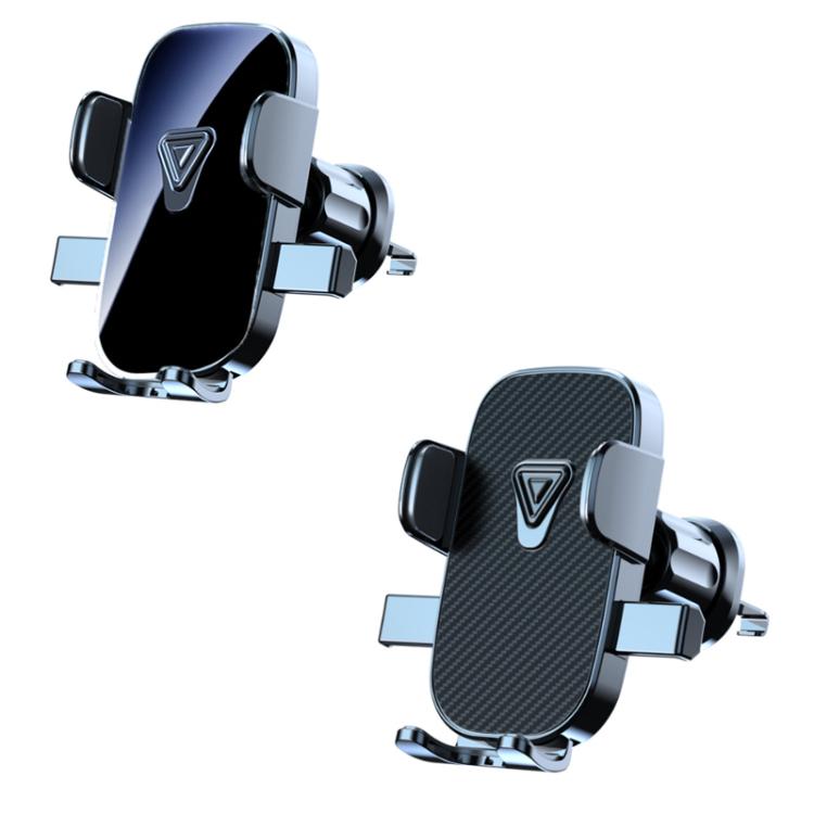 Car Navigation Phone Holder Air Vent Mount Fixing Bracket, Style: Textured Finish