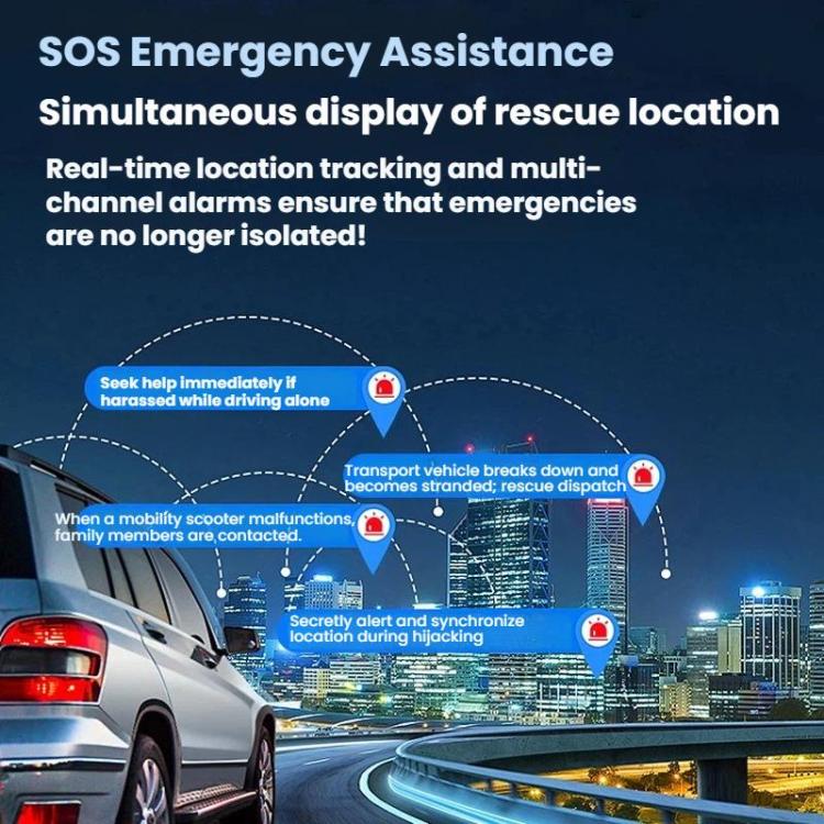 Car GPS Multi-Mode Satellite Anti-Theft Positioning Tracking Device+Lifetime Platform, Specification: 2G-D Standalone