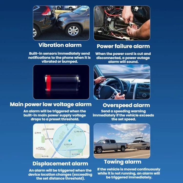 Car GPS Multi-Mode Satellite Anti-Theft Positioning Tracking Device+Lifetime Platform, Specification: 2G-D Standalone