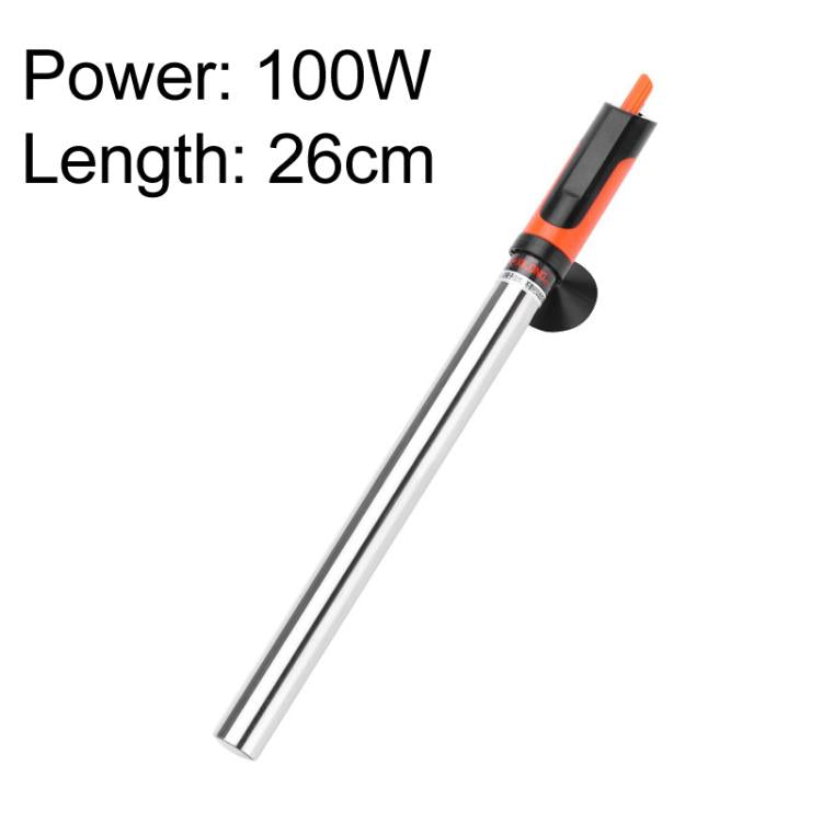 XL-99 100W Stainless Steel Aquarium Heater Automatic Temperature Control Submersible Fish Tank Heater - EU Plug