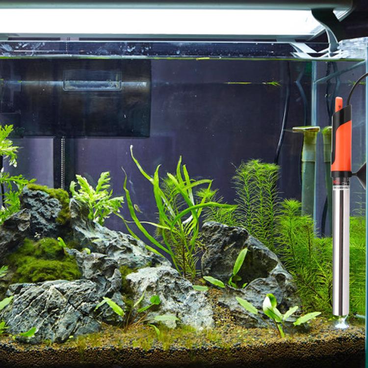 XL-99 100W Stainless Steel Aquarium Heater Automatic Temperature Control Submersible Fish Tank Heater - EU Plug