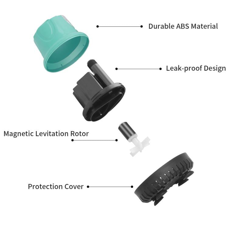 EB-A1000 25w Submersible Aquarium Pump with Bottom Suction for Waste Removal, Water Change and Bottom Filtration - EU Plug