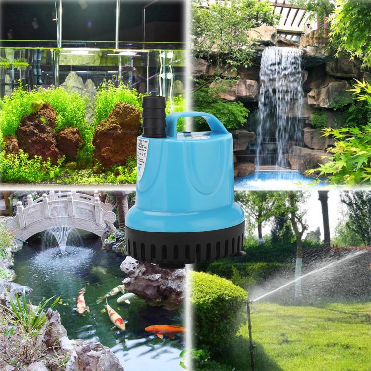 LH-804 85W Submersible Aquarium Water Pump with 360-degree Bottom Suction for Freshwater & Saltwater Tanks