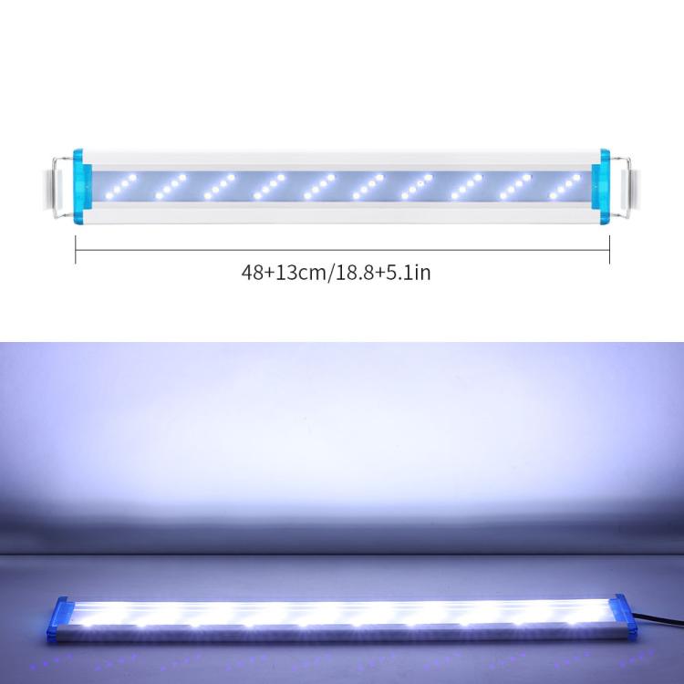 Ultra-Thin Aquarium LED Light With 4 Rows Of 5730 LEDs 48cm White Light