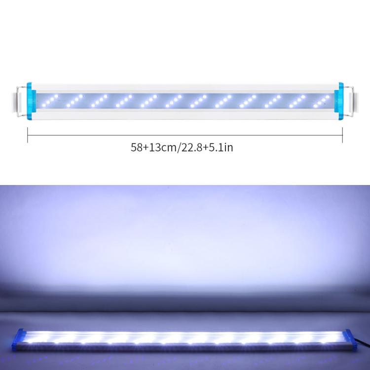 Ultra-Thin Aquarium LED Light With 4 Rows Of 5730 LEDs  58cm White Light
