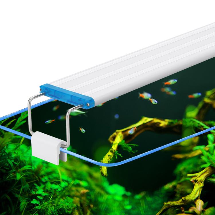 Ultra-Thin Aquarium LED Light With 4 Rows Of 5730 LEDs 18cm Blue+White Light