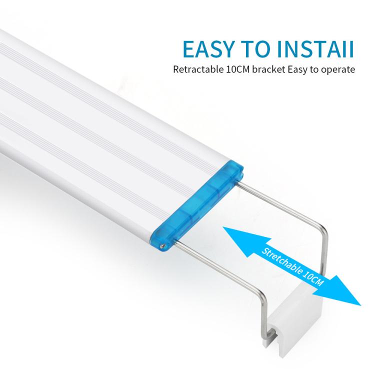 Ultra-Thin Aquarium LED Light With 4 Rows Of 5730 LEDs  58cm Blue+White Light