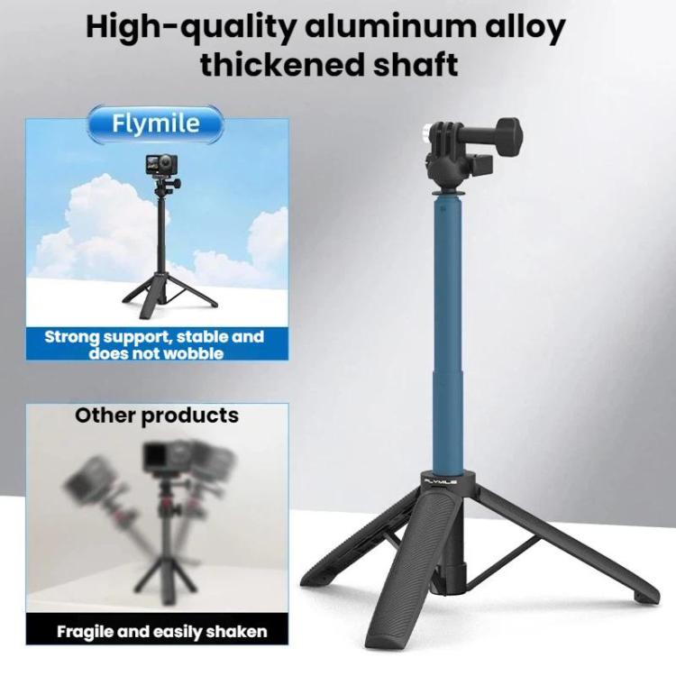 Flymile For DJI / GoPro / Insta360 Selfie Sticks Extension Tripods