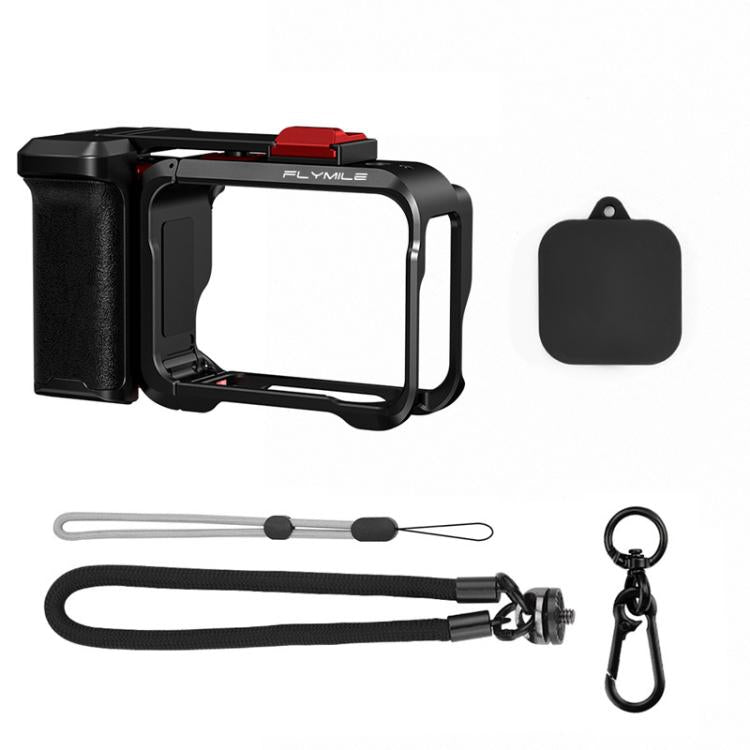 For Insta360 Ace Pro 1/2 Flymile Camera Cage Extension Handle Kit - Black
