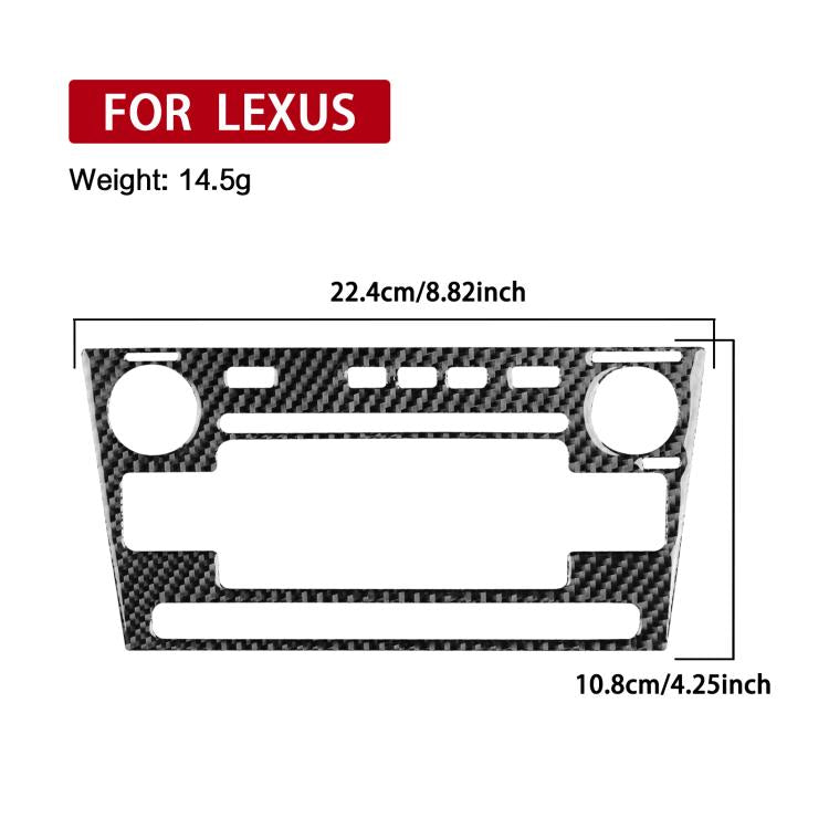 For 1999-2005 LEXUS IS300 Left-Hand Drive Radio Panel Sticker Type A