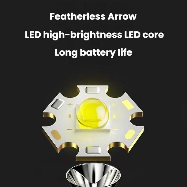 SMILING SHARK TD-0284-S High Brightness Rechargeable Ear-Mounted Headlamp Outdoor Light For Night Running & Fishing - Black