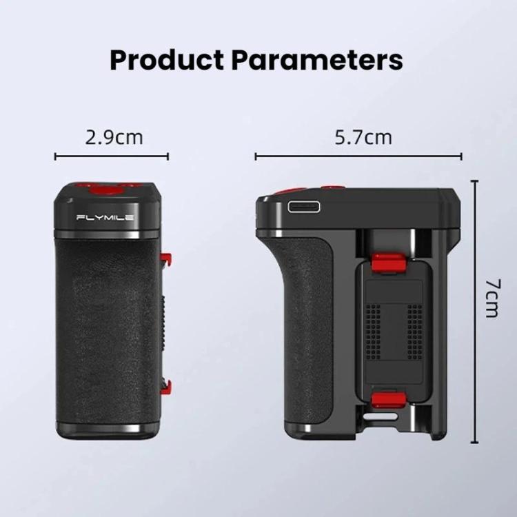 Flymile For DJI Magnetic Quick-Release Action Camera Street Shooting Handle