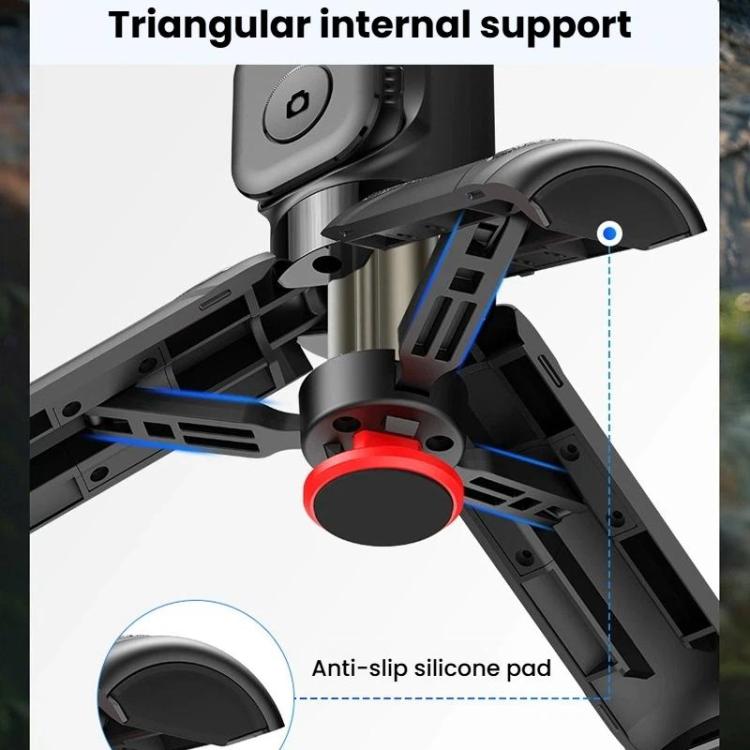 TT21 Remote Control Selfie Stick Portable Phone Shooting Tripod For Photography & Video, Spec: With Light