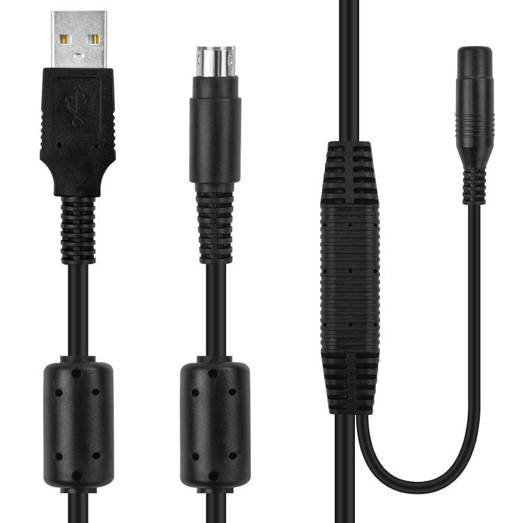 Replacement 2-in-1 Power and Data Cable for Logitech CC2900e, CC3500e, PTZ Pro Cameras, Cable Length 3m