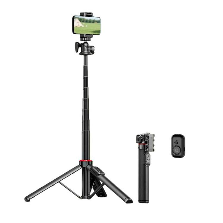 C15 Portable Remote Control Tripod Selfie Stick For Phone & Action Camera, Spec: 1/4 inch Adapter