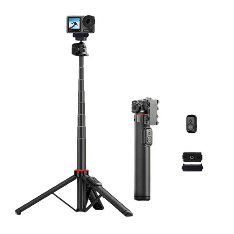 C15 Portable Remote Control Tripod Selfie Stick For Phone & Action Camera, Spec: Magnetic Quick-Release
