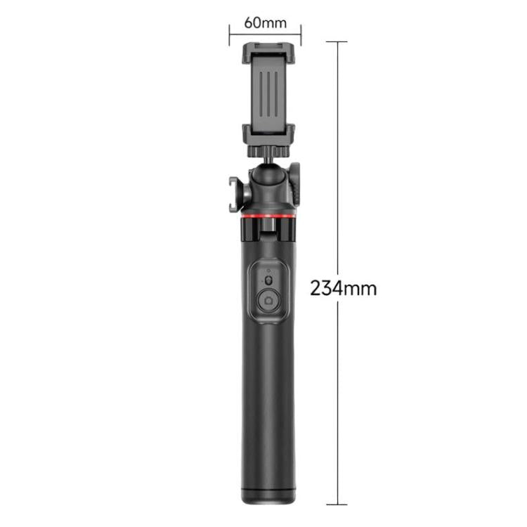 C15 Portable Remote Control Tripod Selfie Stick For Phone & Action Camera, Spec: 1/4 inch Adapter