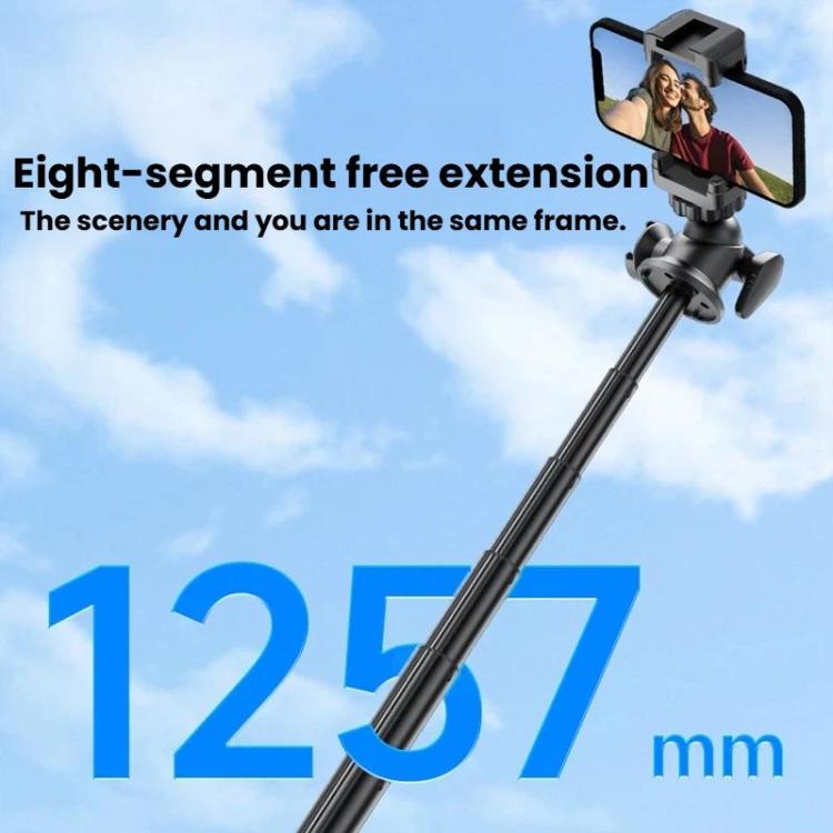 C15 Portable Remote Control Tripod Selfie Stick For Phone & Action Camera, Spec: 1/4 inch Adapter