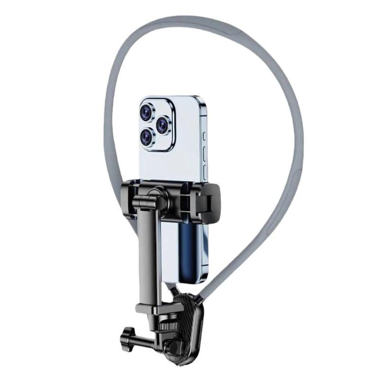 SCS-NH001 First Person View Neck & Chest Phone Mount Anti-Shake Hands-Free Holder For Shooting - Black