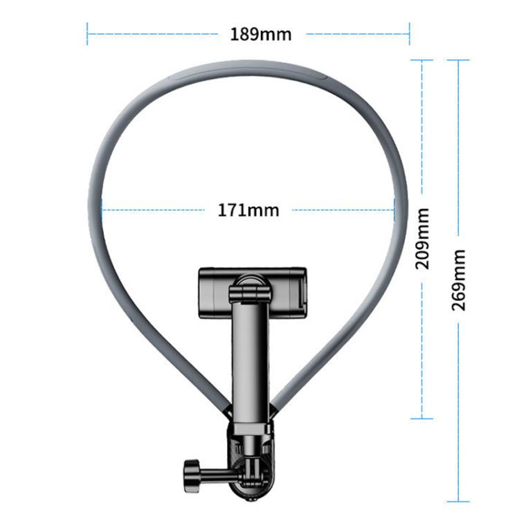 SCS-NH001 First Person View Neck & Chest Phone Mount Anti-Shake Hands-Free Holder For Shooting - Black
