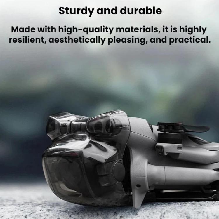 For DJI Mini 5 Pro BRDRC Lens Cover Fixing Clip Gimbal Protector - Translucent Black
