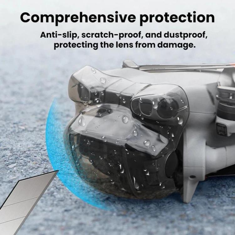 For DJI Mini 5 Pro BRDRC Lens Cover Fixing Clip Gimbal Protector - Translucent Black