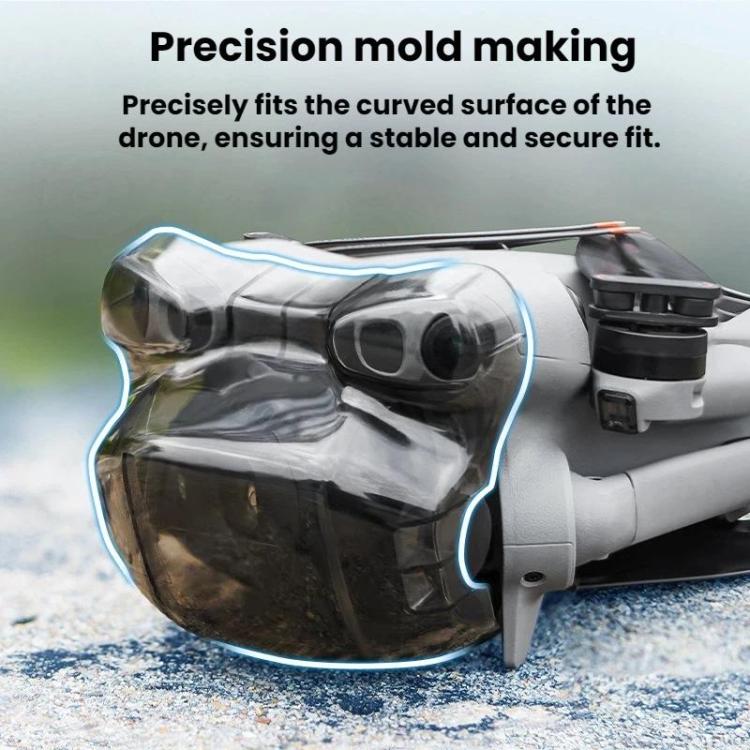 For DJI Mini 5 Pro BRDRC Lens Cover Fixing Clip Gimbal Protector - Translucent Black