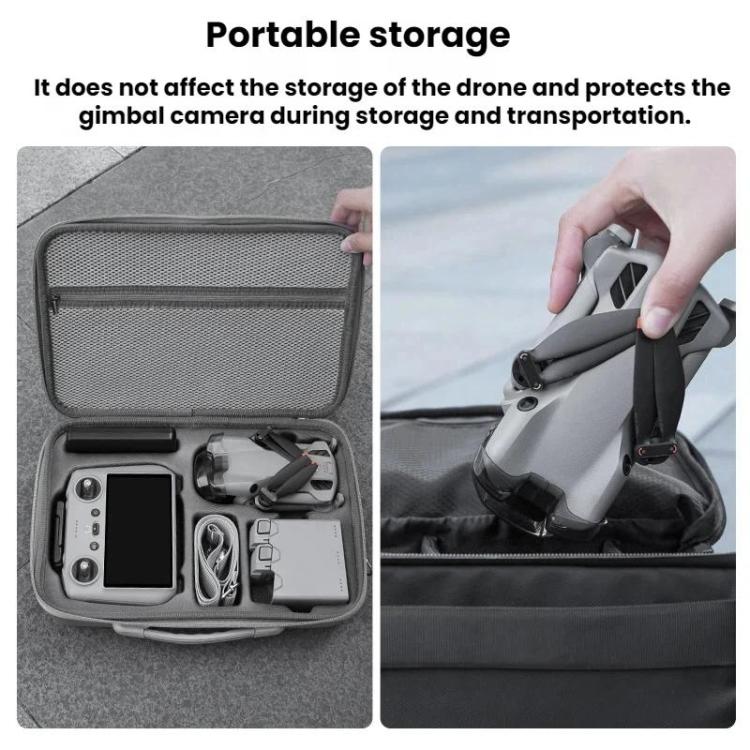 For DJI Mini 5 Pro BRDRC Lens Cover Fixing Clip Gimbal Protector - Translucent Black