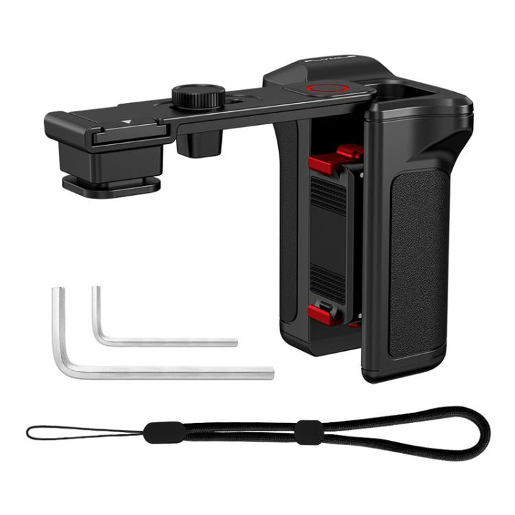 For DJI Osmo Action 6 Flymile Magnetic Quick-Release Base Handheld Shooting Sports Camera Accessory - Black