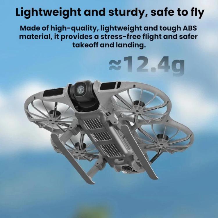 For DJI Neo 2 BRDRC Drone Foldable Height-Increasing Protective Landing Gear - Gray