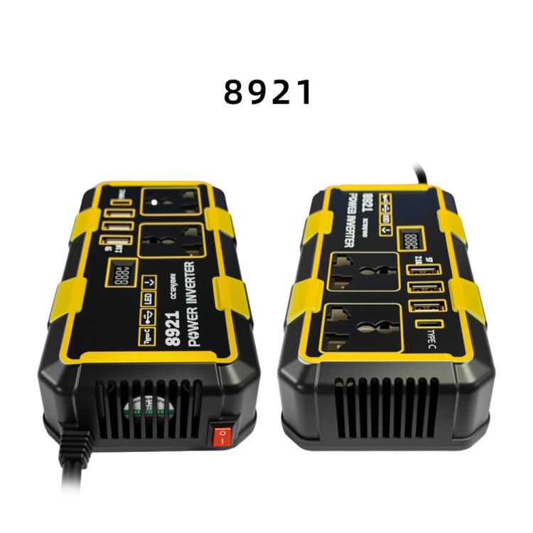 300W Multifunctional Car Cigarette Lighter Power Inverter - 8921
