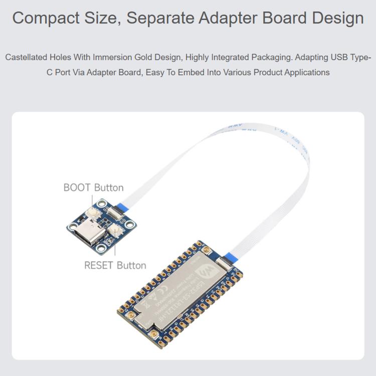 Waveshare ESP32-S3 LoRa Development Board With LR1121 3rd-Gen RF Chip HF Kit