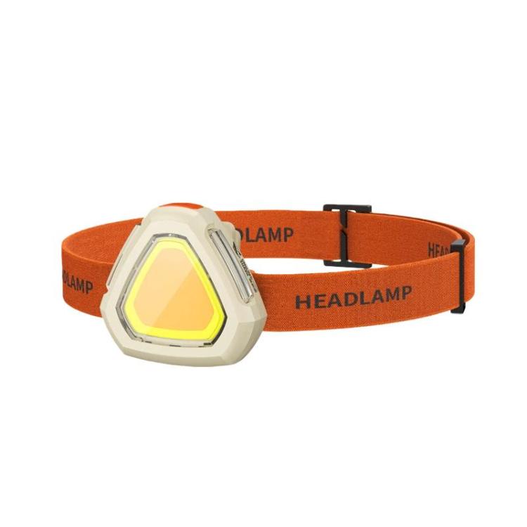 SMILING SHARK TD-0276-S Mini COB Headlamp For Night Running High Bright Flood Light Work Light - Khaki