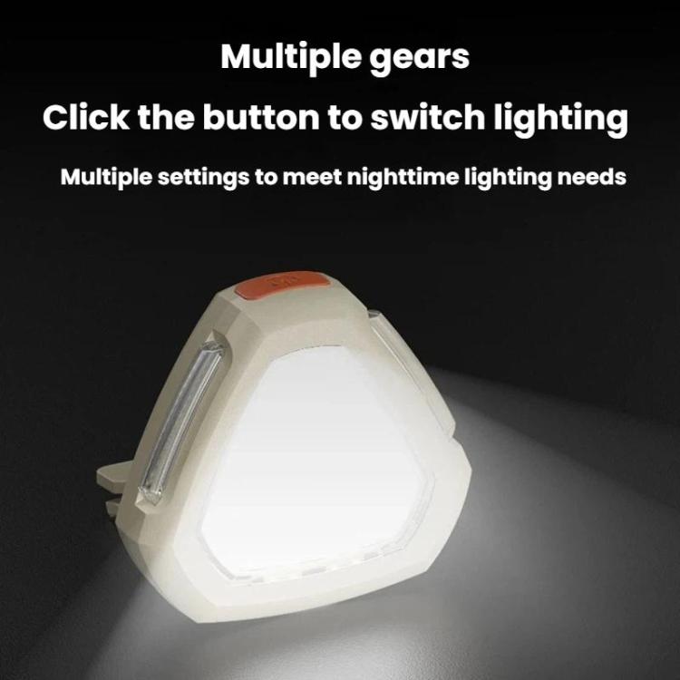 SMILING SHARK TD-0276-S Mini COB Headlamp For Night Running High Bright Flood Light Work Light - Khaki