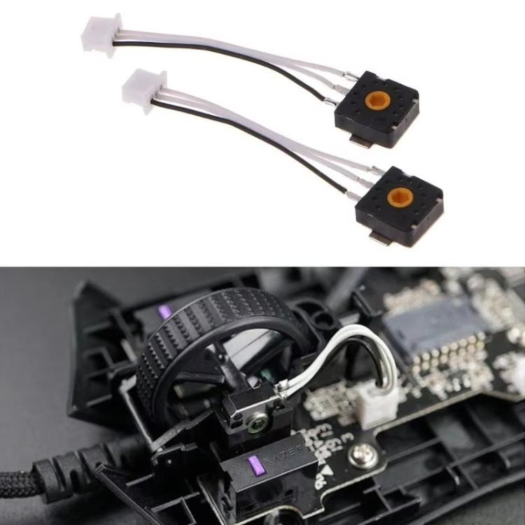 TTC Encoder Cable For Mouse Roller Mouse Repair Replacement Parts, Spec: Left Clip With Cable