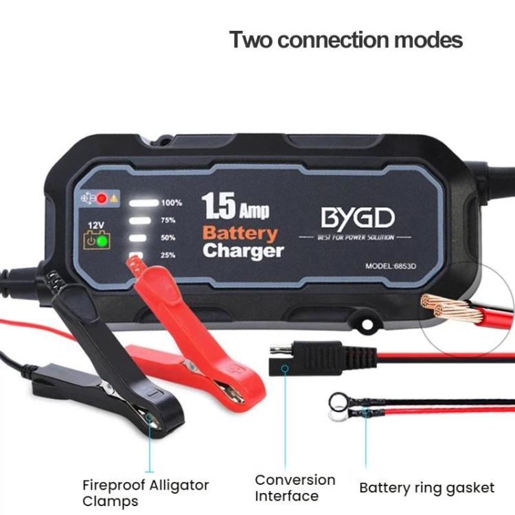 BYGD 1.5A 100V-240V Smart Battery Charger For Electric Scooters