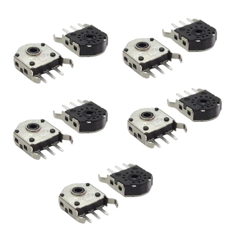 10pcs Mouse Wheel Encoder, Spec: Black Core 5.5mm