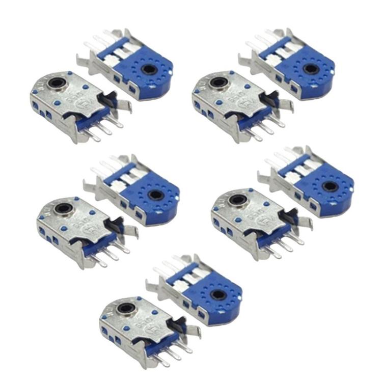 10pcs Mouse Wheel Encoder, Spec: Blue Core 10mm