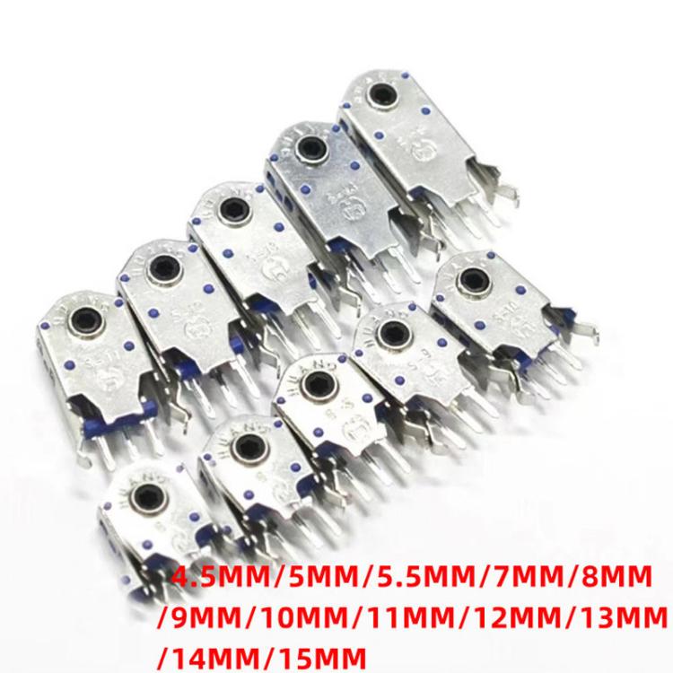 10pcs Mouse Wheel Encoder, Spec: Blue Core 7mm