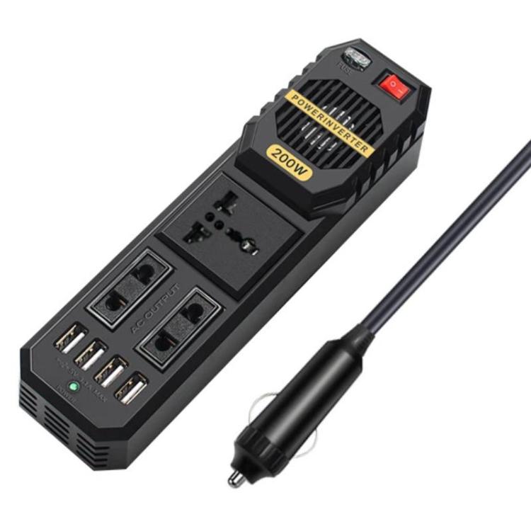 BYGD 200W 12V To 220V Mini Car Power Inverter - E8981