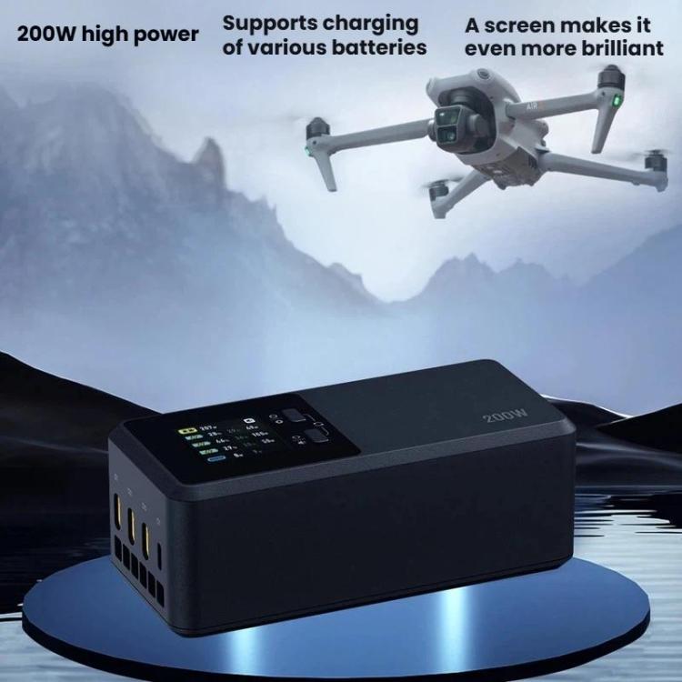 For DJI Air 3 / 3S LKTOP UC342 200W 3-Channel Charger Aerial Photography Charging Butler US Plug