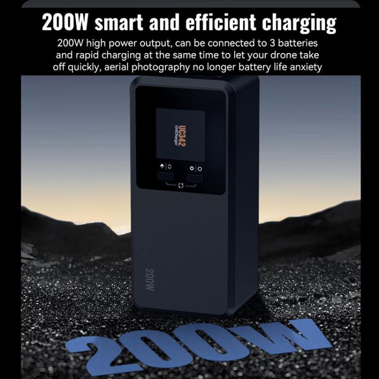 For DJI Air 3 / 3S LKTOP UC342 200W 3-Channel Charger Aerial Photography Charging Butler US Plug