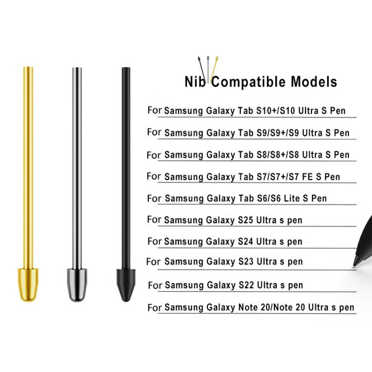 8pcs /Set S Pen Metal Tips/Nibs For Samsung Galaxy Tab S25/S24/S23/S10/SS9/S8 Ultra Replacement