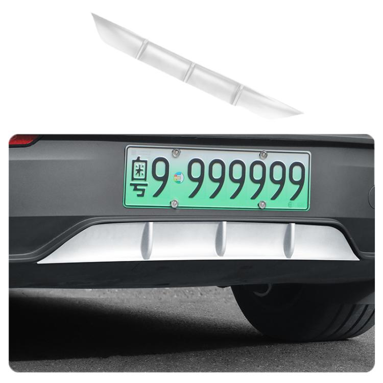 For Tesla 2025+ Model Y Juniper Rear Spoiler Rear Diffuser Trim, Style: White Spray Paint