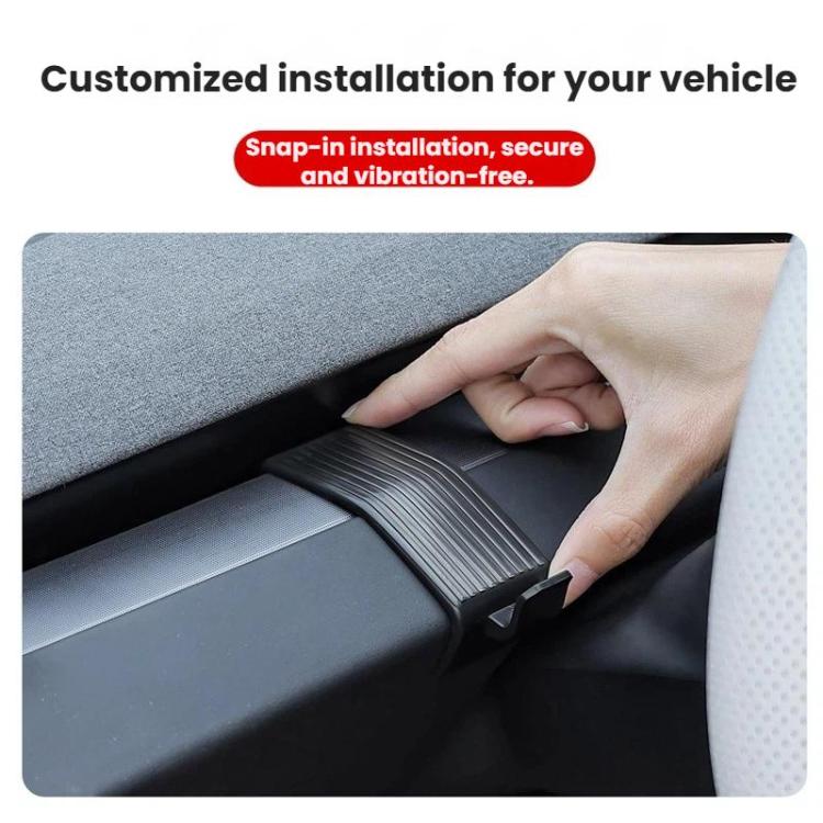 For Tesla Model Y Juniper / Model 3 Highland Dashboard Hook - Black