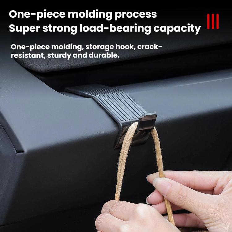 For Tesla Model Y Juniper / Model 3 Highland Dashboard Hook - Black