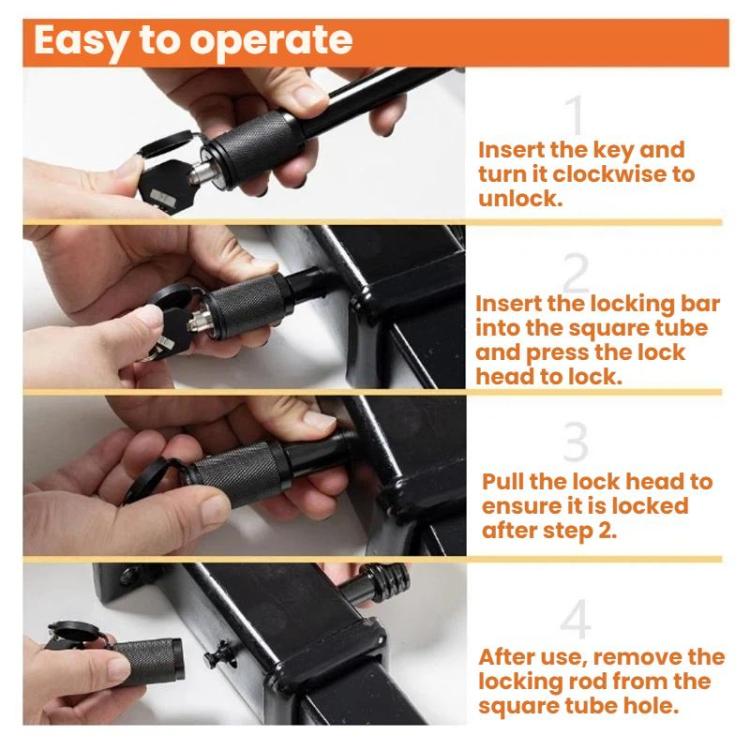 5/8 inch Car Trailer Hitch Safety Lock
