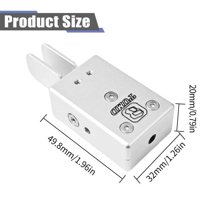 Portable Dual-Paddle Automatic Key Wireless Shortwave Morse Code - 49.8x32x20mm