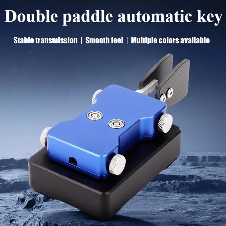 3.5mm Audio Dual-paddle Automatic Key Shortwave Radio Morse Code